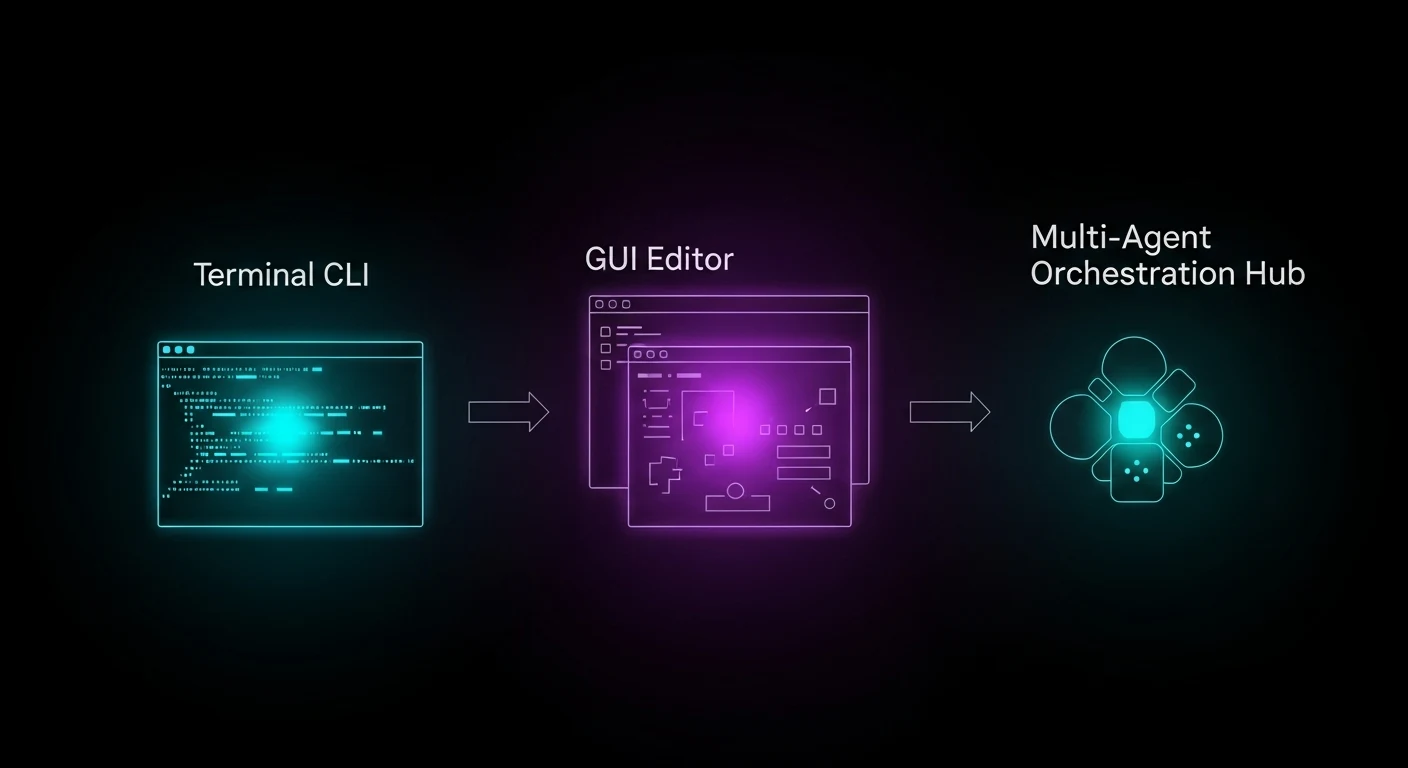 The three-tool agentic stack — how Claude Code, Cursor, and Antigravity connect