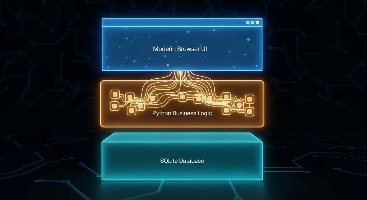 Full-stack MES architecture diagram