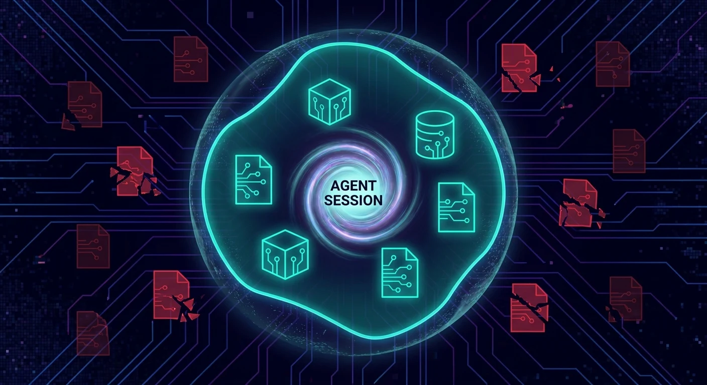 Scope confinement: agent session with explicit file permissions and operation boundaries